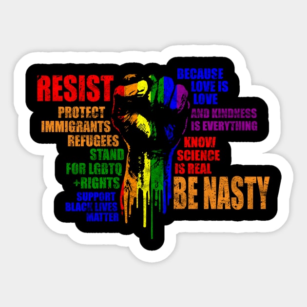 'March Equality' Cool Resist Equality Sticker by ourwackyhome